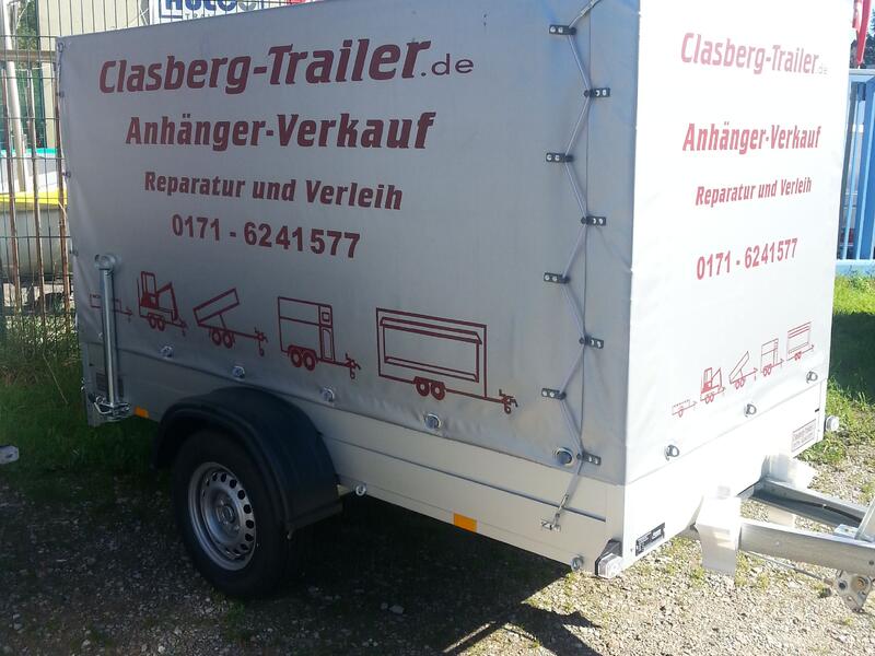 Mietanhänger 6 Plane 1200 Kg 2510x1260x1500 mm