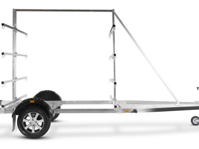 Brenderup 160750UB CX Kanu-/Kajak Anhänger