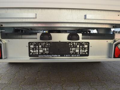 Brenderup 3 Seitenkipper 3500 Kg 325x180x35 TT5325ATB3500 perforierter Stahlboden