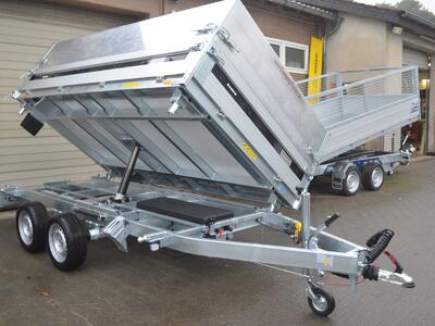 Brenderup 3 Seitenkipper 2700 Kg 3250x1800x800 mm TT5325ATB Bordwandaufsatz