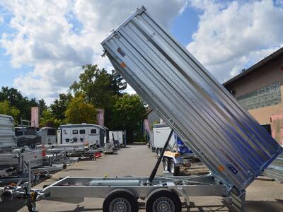 Saris 3 Seitenkipper 3500 Kg 360x176x100 E+H Pumpe Aufsatzwände Stahl