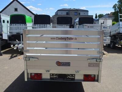 Saris Heckkipper K1 1500 Kg 2560x1500x800 Handpumpe Aluaufbau