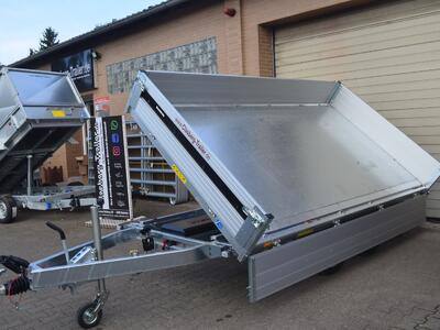 Brenderup 3 Seitenkipper 3500 Kg 325x180x35 TT5325ATB3500 perforierter Stahlboden