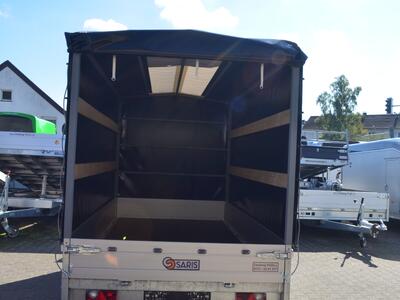 Saris Hochlader 2000 Kg 3060x1700x1800 mm Plane schwarz