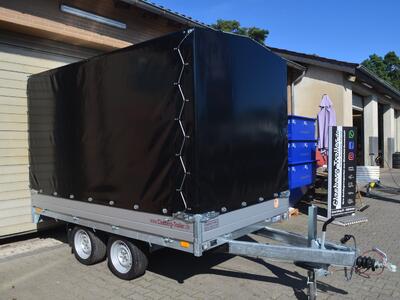 Saris Hochlader 2000 Kg 3060x1700x1800 mm Plane schwarz