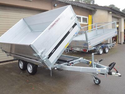 Brenderup 3 Seitenkipper 2700 Kg 3250x1800x800 mm TT5325ATB Bordwandaufsatz