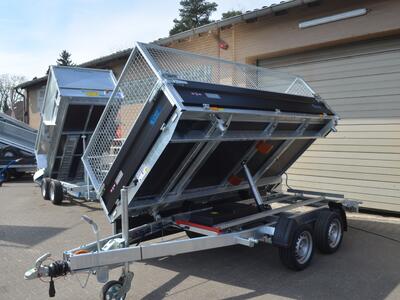 Debon PW3.3 E 3 Seitenkipper 3500 Kg 330x186x95 Laubgitter