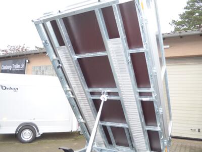 Saris Heckkipper 2700 Kg 3060x1840x900 mm E&H Pumpe Bordwandaufsatz geschlossen