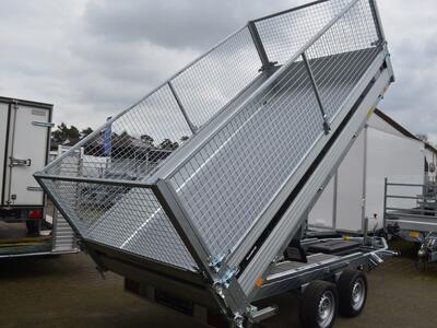 Brenderup 3 Seitenkipper 2700 Kg 3250x1800x800 mm TT5325ATB Bordwandaufsatz