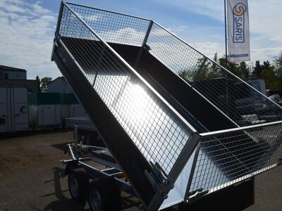 Debon PW3.3 E 3 Seitenkipper 3500 Kg 330x186x95 Laubgitter