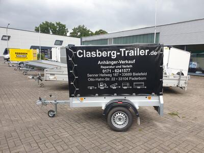 Mietanhänger Plane 750 Kg 2010x1075x1350 mm