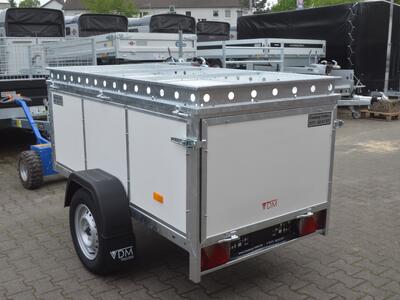 VDM Trailers Deckelanhänger 750 Kg 200x100x64 weiss