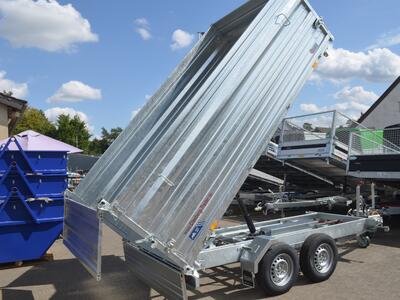Saris 3 Seitenkipper 3500 Kg 360x176x100 E+H Pumpe Aufsatzwände Stahl