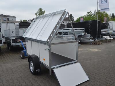 VDM Trailers Deckelanhänger 750 Kg 200x100x64 weiss