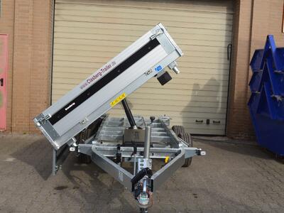 Brenderup 3 Seitenkipper 3500 Kg 325x180x35 TT5325ATB3500 perforierter Stahlboden