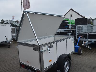 VDM Trailers Deckelanhänger 750 Kg 200x100x64 weiss