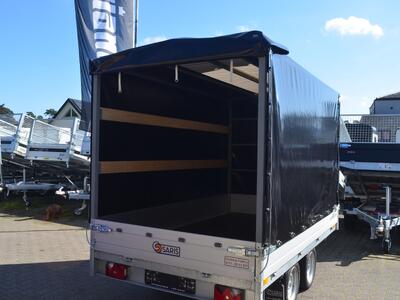 Saris Hochlader 2000 Kg 3060x1700x1800 mm Plane schwarz