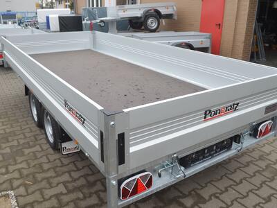 Mietanhänger 11 Hochlader 2600 Kg 3010x1760x300 mm