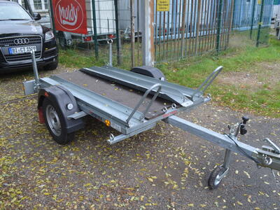 Mietanhänger 5 Motorrad 750 Kg 2er