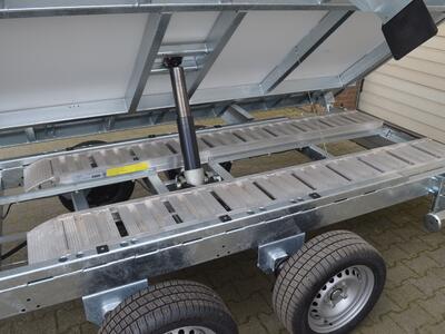 Brenderup 3 Seitenkipper 2700 Kg 3250x1800x800 mm TT5325ATB Bordwandaufsatz