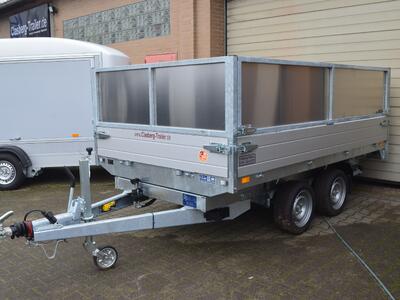 Saris Heckkipper 2700 Kg 3060x1840x900 mm E&H Pumpe Bordwandaufsatz geschlossen