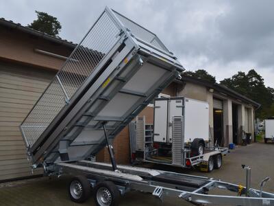 Brenderup 3 Seitenkipper 2700 Kg 3250x1800x800 mm TT5325ATB Bordwandaufsatz