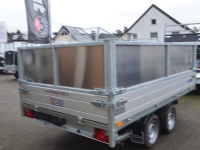 Saris Heckkipper 2700 Kg 3060x1840x900 mm E&H Pumpe Bordwandaufsatz geschlossen