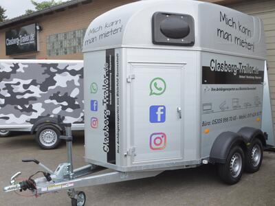 Mietanhänger 21 Pferdeanhänger 2000 Kg