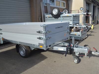 Saris Heckkipper 1500 Kg 256x150x60 H-Pumpe dop. Bordwand