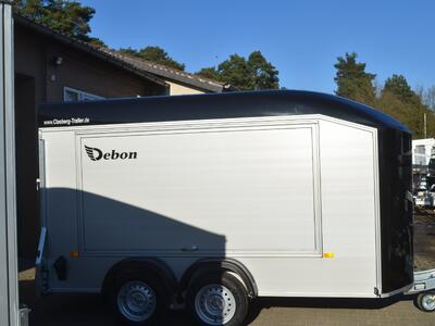 Debon Roadster C700 Alu 2600 Kg 376x181x201 Seitenklappe Tür Schwarz
