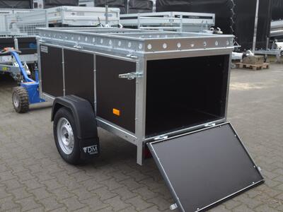 VDM Trailers Deckelanhänger 750 Kg 200x100x64 braun