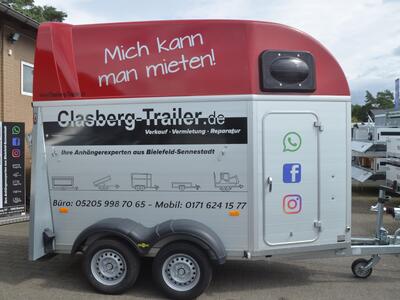 Mietanhänger 19 Pferdeanhänger 1600 Kg