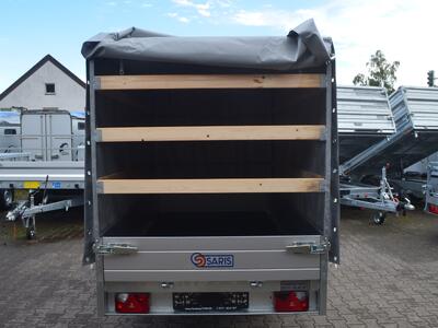 Saris Hochlader 1500 Kg 2560x1500x1600 mm Plane grau