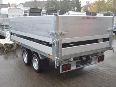 Brenderup 3 Seitenkipper 2700 Kg 3250x1800x800 mm TT5325ATB Bordwandaufsatz