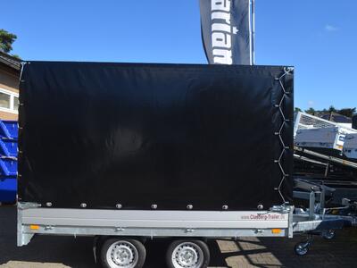 Saris Hochlader 2000 Kg 3060x1700x1800 mm Plane schwarz