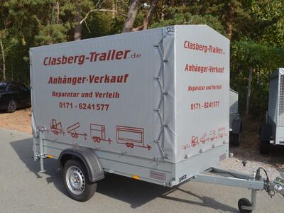 Mietanhänger Plane 750 Kg 2510x1260x1600 mm