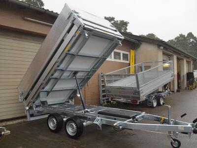 Brenderup 3 Seitenkipper 2700 Kg 3250x1800x800 mm TT5325ATB Bordwandaufsatz