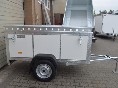 VDM Trailers Deckelanhänger 750 Kg 200x100x64 weiss