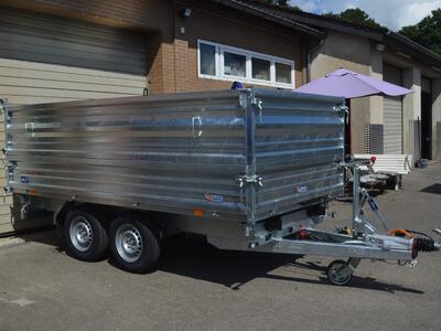 Saris 3 Seitenkipper 3500 Kg 360x176x100 E+H Pumpe Aufsatzwände Stahl