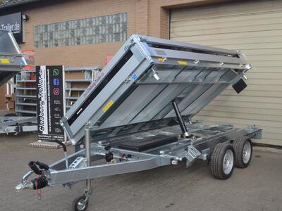 Brenderup 3 Seitenkipper 3500 Kg 325x180x35 TT5325ATB3500 perforierter Stahlboden