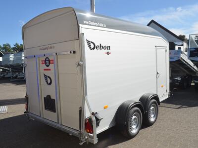 Debon Kofferanhänger 2600 Kg 3760x1810x2010 mm Roadster C700 Eisengrau