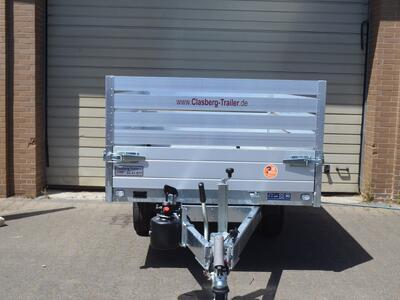 Saris Heckkipper K1 1500 Kg 2560x1500x800 Handpumpe Aluaufbau