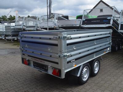 Brenderup Hochlader 1300 Kg 2500x1420x700 mm 3251STB1300 doppelte Bordwände