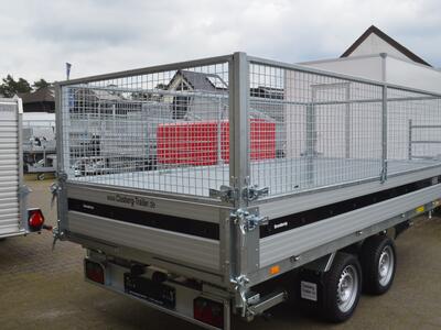 Brenderup 3 Seitenkipper 2700 Kg 3250x1800x800 mm TT5325ATB Bordwandaufsatz