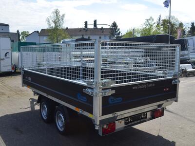 Debon PW3.3 E 3 Seitenkipper 3500 Kg 330x186x95 Laubgitter