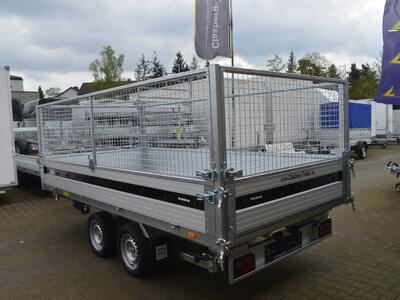 Brenderup 3 Seitenkipper 2700 Kg 3250x1800x800 mm TT5325ATB Bordwandaufsatz