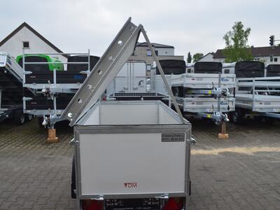 VDM Trailers Deckelanhänger 750 Kg 200x100x64 weiss