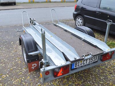 Mietanhänger 5 Motorrad 750 Kg 2er