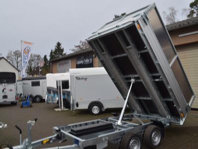 Saris Heckkipper 2700 Kg 3060x1840x900 mm E&H Pumpe Bordwandaufsatz geschlossen