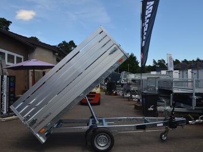 Saris Heckkipper K1 1500 Kg 2560x1500x800 Handpumpe Aluaufbau